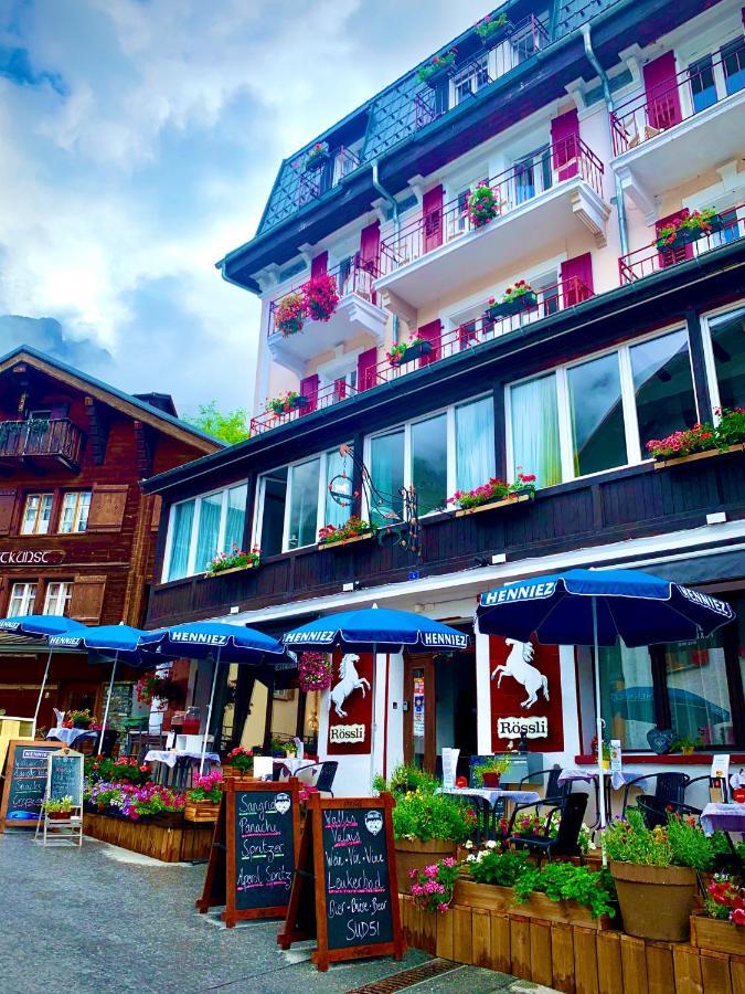 Weisses Roessli Hotel Leukerbad Eksteriør billede