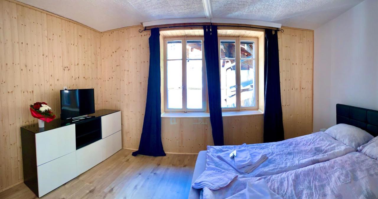 Weisses Roessli Hotel Leukerbad Eksteriør billede