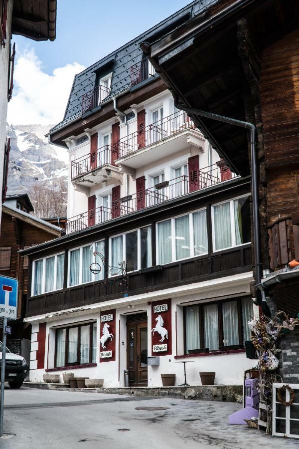 Weisses Roessli Hotel Leukerbad Eksteriør billede